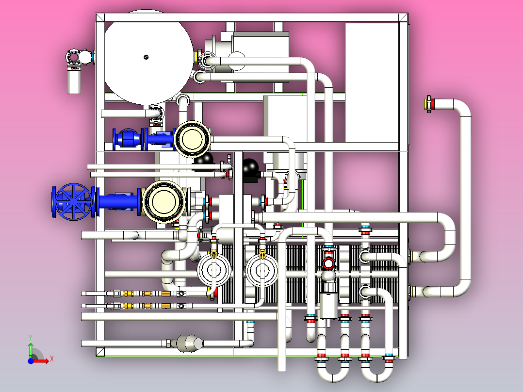 灭菌设备前视图