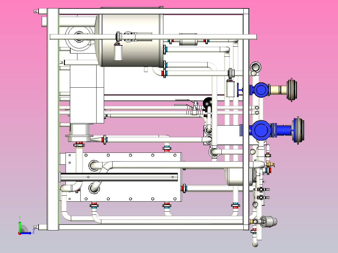 灭菌设备左视图