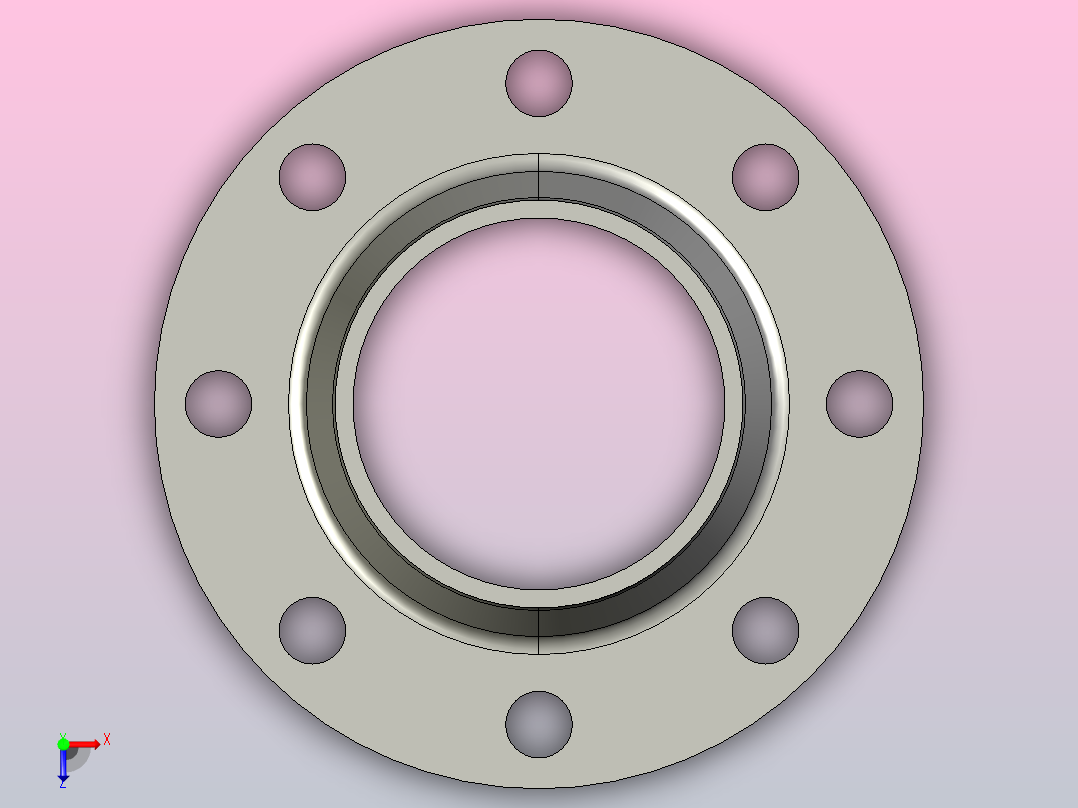 JB_T82.2-1994凹凸面对焊钢制管法兰150-40B-1俯视图