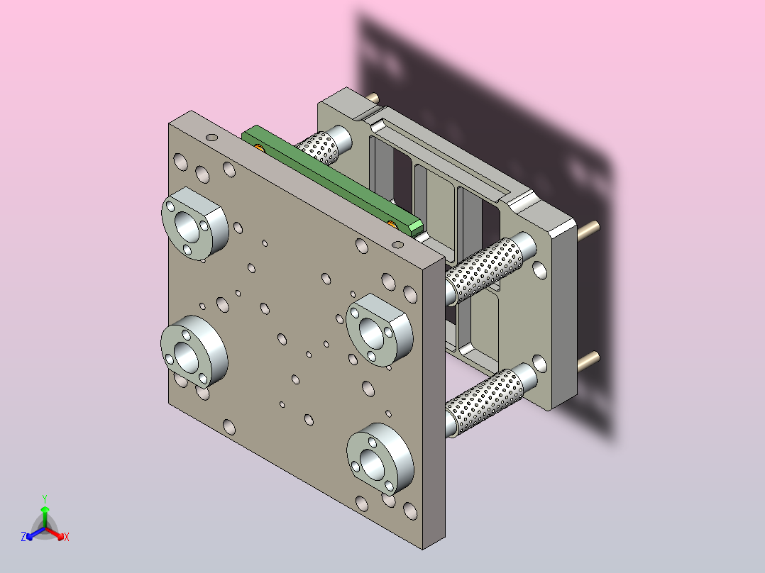 17 冲压模具 (10)主视图