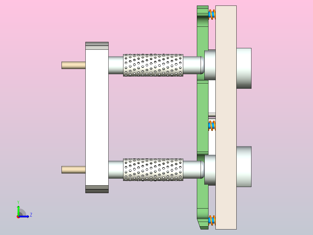 17 冲压模具 (10)左视图