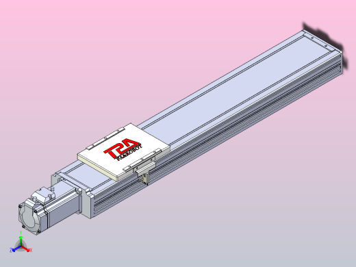 滚珠丝杠直线轴带导轨全封闭TPA-HCR-110D-1610C-L450-M-Y-P40-N3