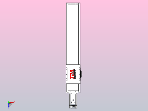 滚珠丝杠直线轴带导轨全封闭TPA-HCR-110D-1610C-L450-M-Y-P40-N3俯视缩略图