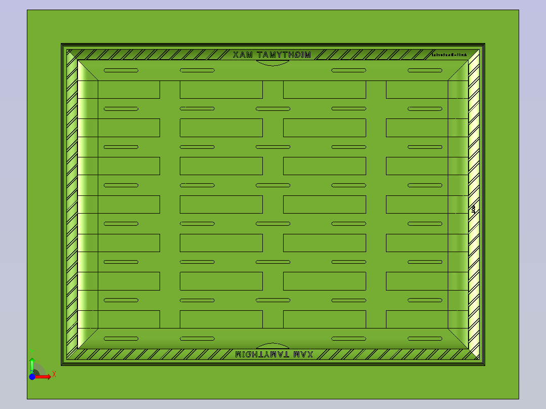 练习橡胶垫下模2 (2)前视图