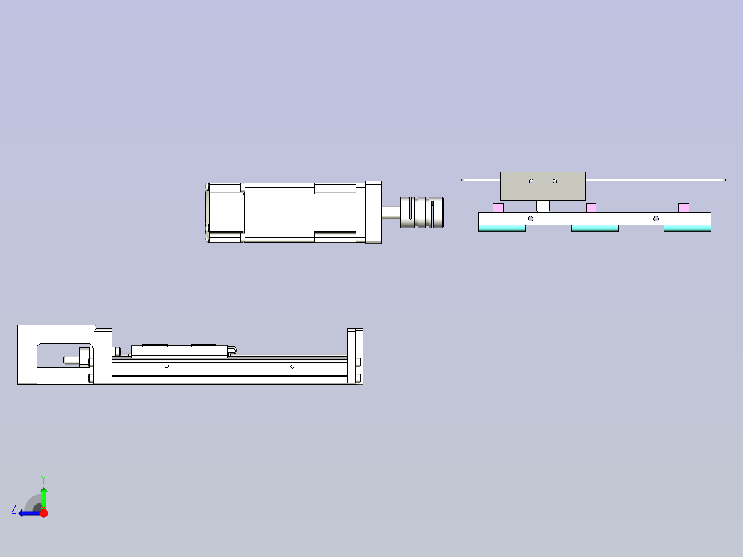 kk50-150A1-F0带MSMD5A2G1B电机右视图
