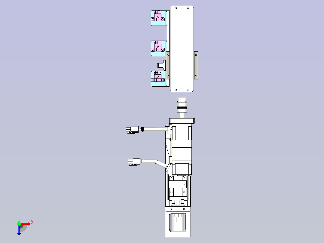 kk50-150A1-F0带MSMD5A2G1B电机俯视图