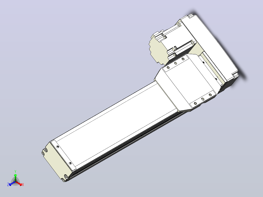 钢基模组TPA-KCR-8610C-440A1-ML-H0正等轴测图
