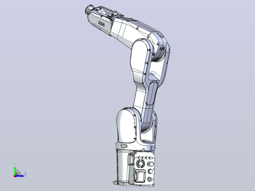 ABB机械手 IR1200 3D模型左视缩略图