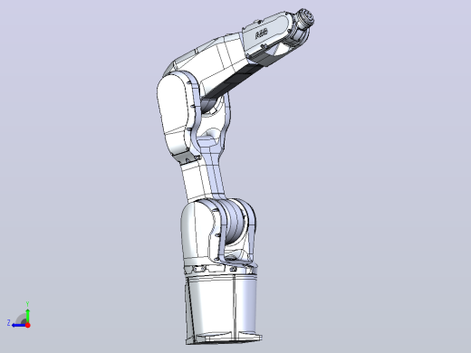 ABB机械手 IR1200 3D模型右视缩略图