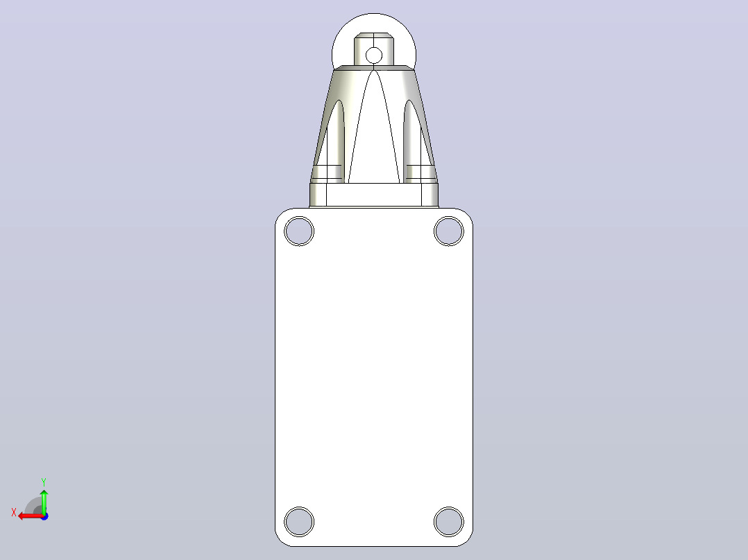 行程开关传感器WLD2-N后视图