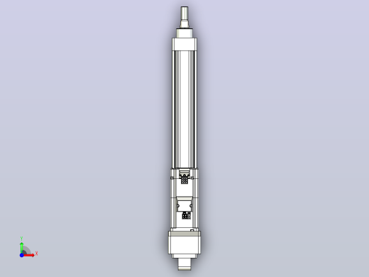 轻载电动缸TPA-ESR40-1210C-L250-MR-CA-W-P40-C3前视缩略图