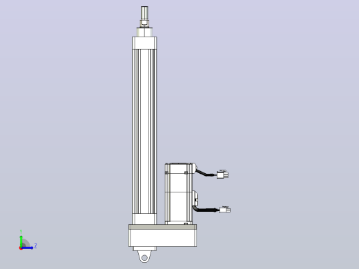 轻载电动缸TPA-ESR40-1210C-L250-MR-CA-W-P40-C3左视缩略图