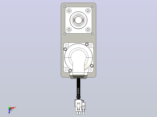 轻载电动缸TPA-ESR40-1210C-L250-MR-CA-W-P40-C3俯视缩略图