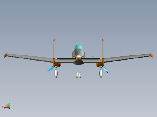 A - 10 螺旋桨 RC飞机后视缩略图