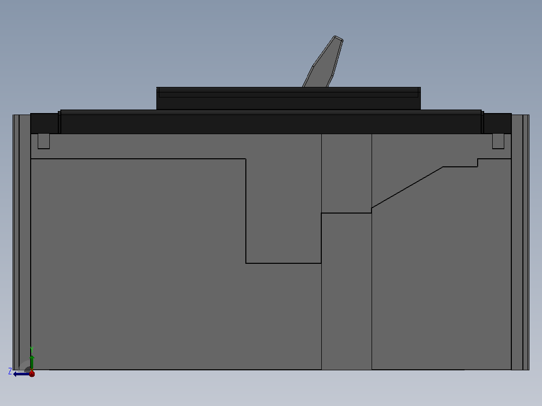 T5 3极╱4极 插入式[T5 3极 插入式塑壳断路器]ABB断路器右视图