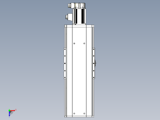 日规模组半封闭丝杆TPA-HNR-220D-3210C-L200-M-C-P1K-N3俯视缩略图