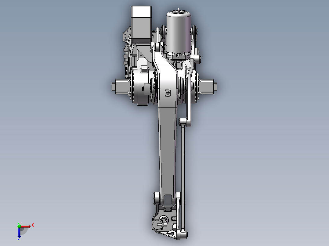 SRB300码垛机器人俯视图