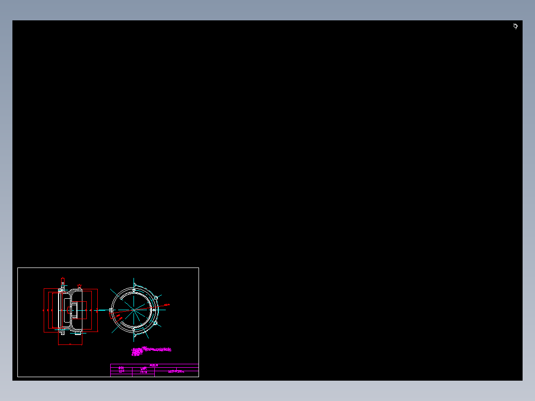 机械制造连接座说明书及cad图(毛坯图)