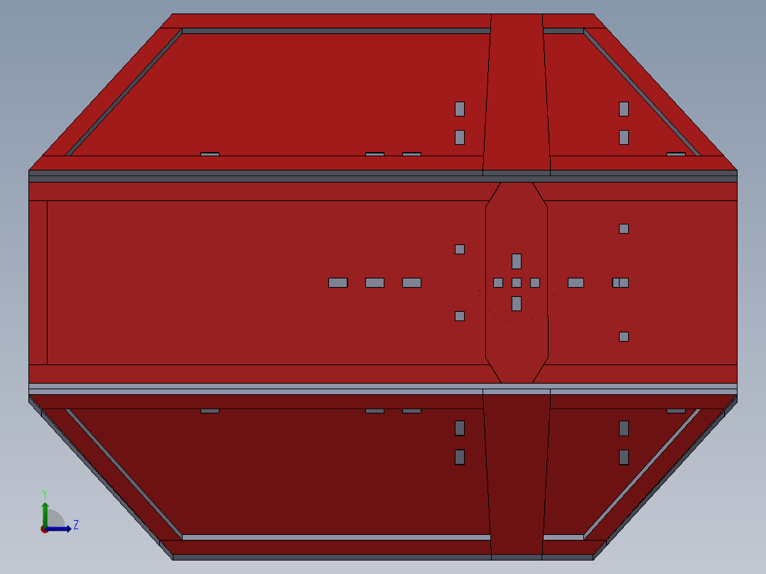 激光切割轰炸机飞行木制玩具模型3D图纸 Solidworks设计 附STEP等左视图