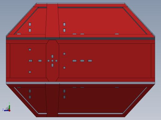 激光切割轰炸机飞行木制玩具模型3D图纸 Solidworks设计 附STEP等右视缩略图