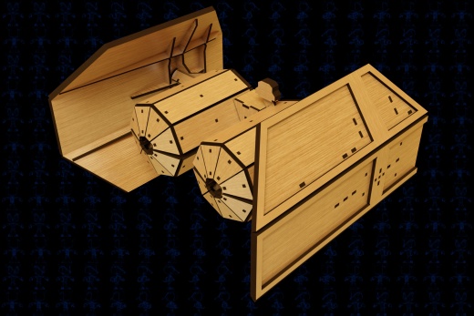 激光切割轰炸机飞行木制玩具模型3D图纸 Solidworks设计 附STEP等缩略图