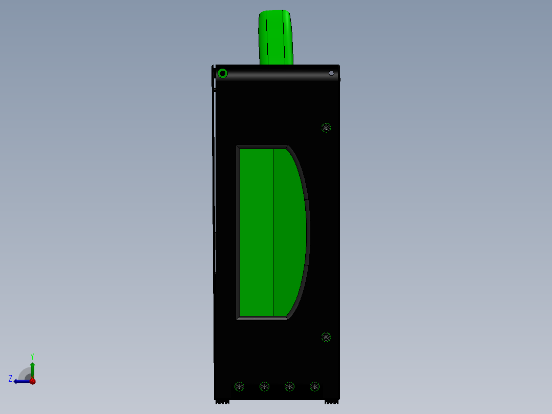 SW2013含特征便携式工具箱工具桌右视图