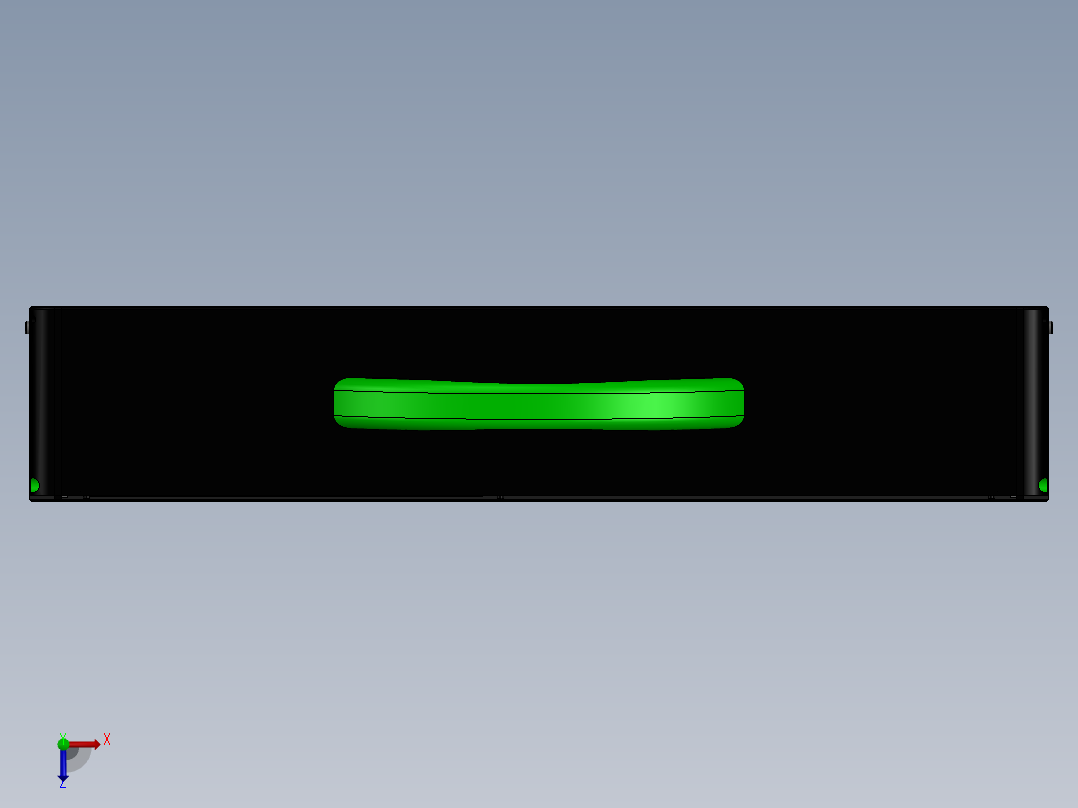 SW2013含特征便携式工具箱工具桌俯视图