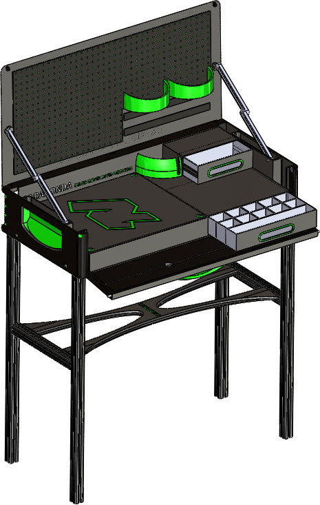 SW2013含特征便携式工具箱工具桌缩略图