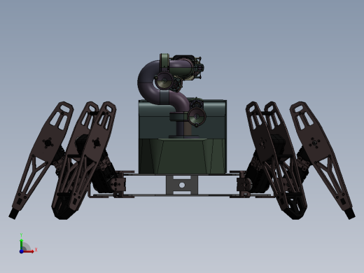 ZDH-JIXS-003 蜘蛛消防员 3D模型前视缩略图