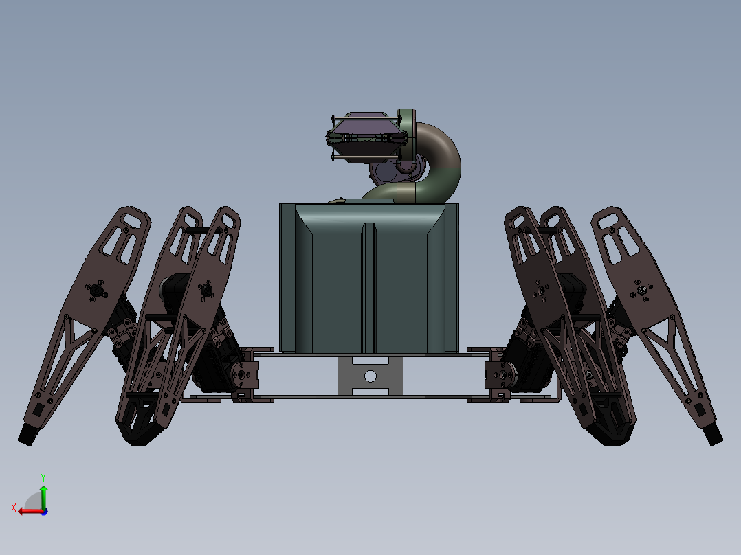ZDH-JIXS-003 蜘蛛消防员 3D模型后视图