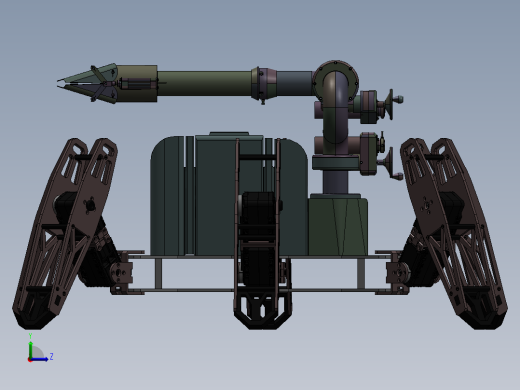 ZDH-JIXS-003 蜘蛛消防员 3D模型左视缩略图