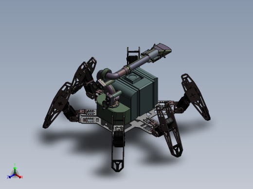 ZDH-JIXS-003 蜘蛛消防员 3D模型正等轴测缩略图