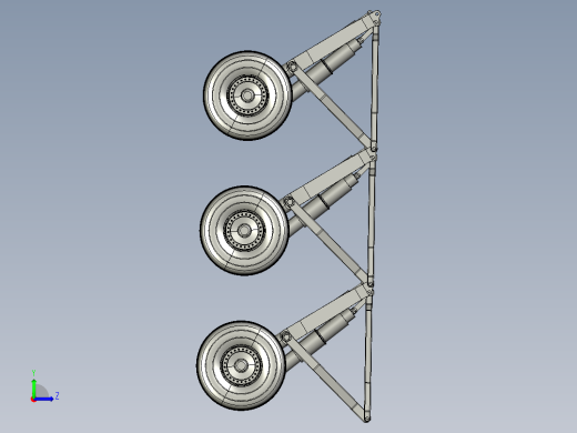67--空客A400m飞机起落架3D图纸 IGS格式