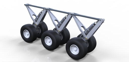 67--空客A400m飞机起落架3D图纸 IGS格式缩略图