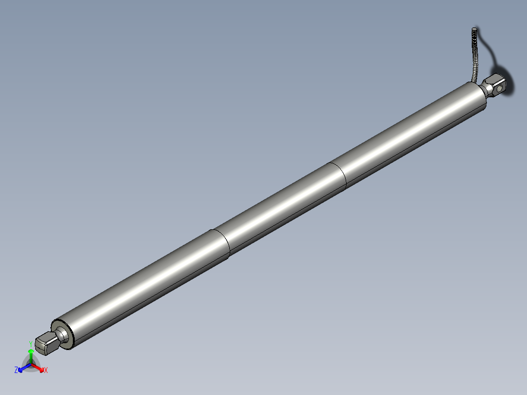 某款电动尾门撑杆结构图337558