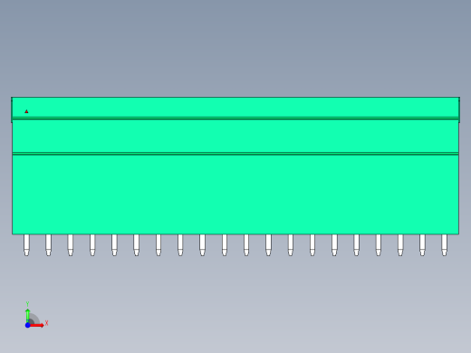 DEGSON 15EDG 系列 3.5mm 插拔式接线端子 FullPack-15EDGVH-3.5-40P-14-00AH前视缩略图