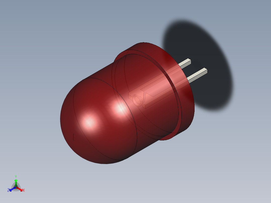 LED_Round_Red96_D10.0mm主视图