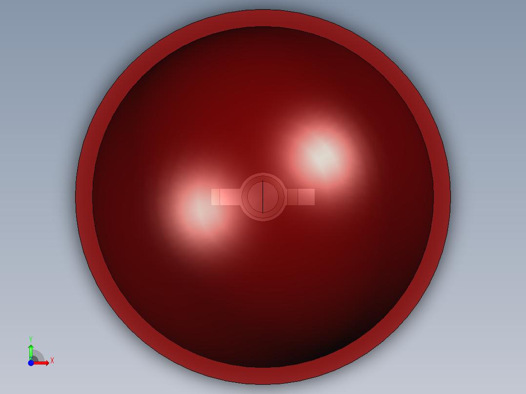 LED_Round_Red96_D10.0mm前视图