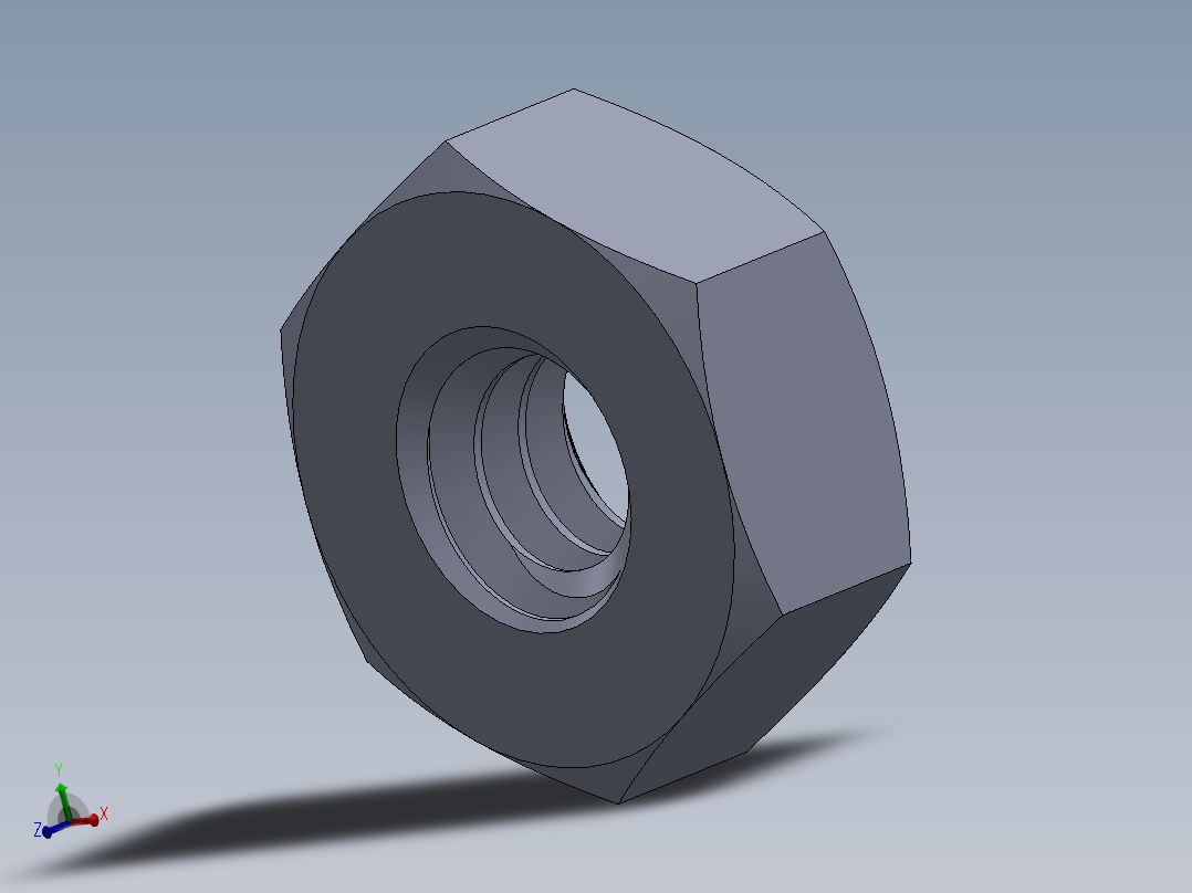 公制螺母-M1.6x0.35.SLDPRT