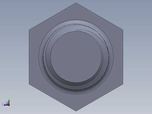 UNC 六角螺栓-Hex Bolt 0.4375-14 x 1.5.SLDPRT右视缩略图