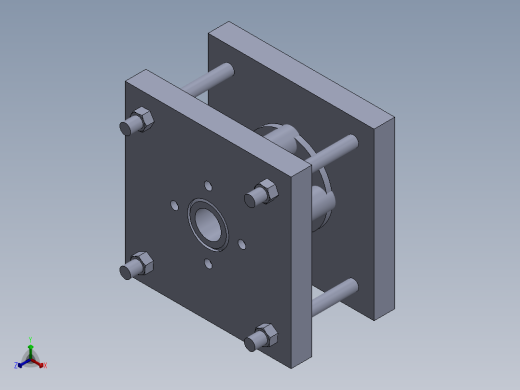 冲压工具正等轴测缩略图