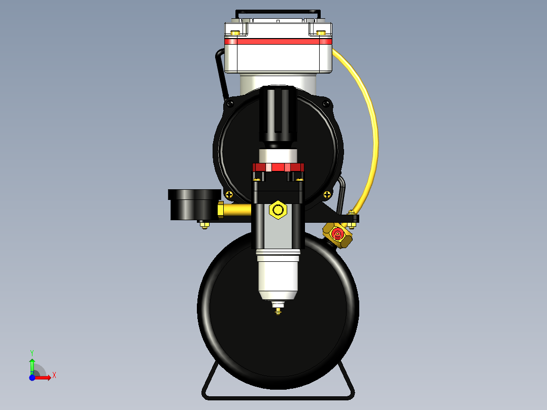空气压缩机前视图