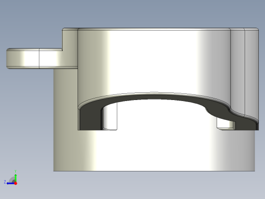 管道手动球阀-水管开关阀-手动阀门User Library-Flange C300DN100_DN80~100.Gland - 副本右视缩略图