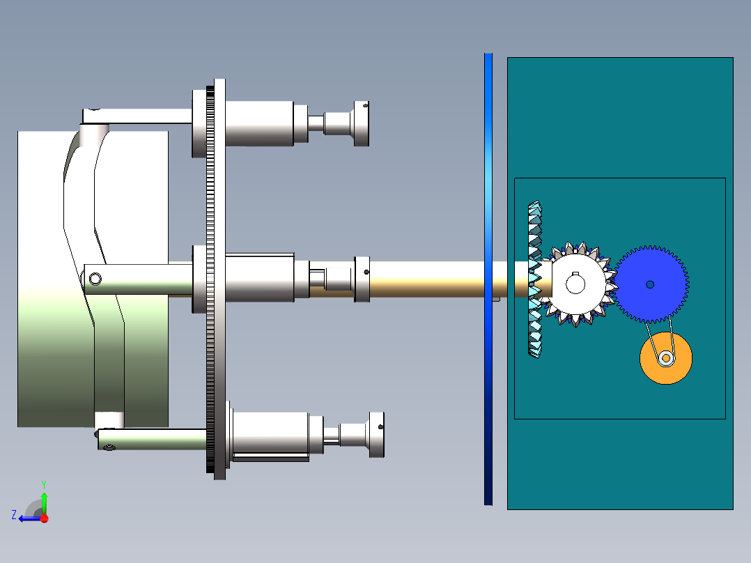 旋转机构SW+CAD 24.5.10+210+001右视图