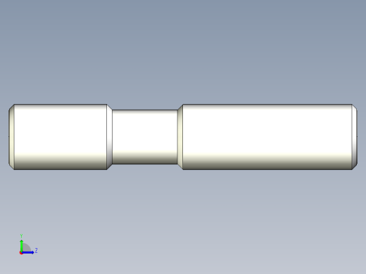 雙頭螺桿2304-3D多系列多零件图纸模型左视缩略图