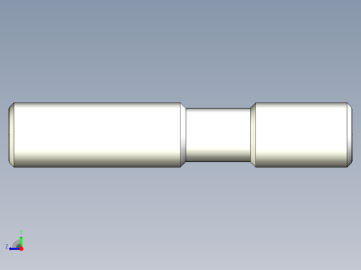 雙頭螺桿2304-3D多系列多零件图纸模型右视缩略图
