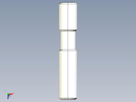 雙頭螺桿2304-3D多系列多零件图纸模型俯视缩略图