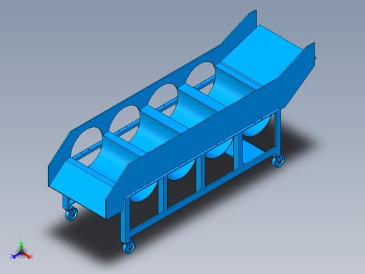 滚筒水果分拣机UG三维==1169881==200