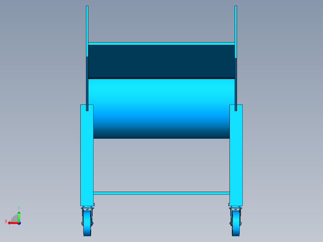 滚筒水果分拣机UG三维==1169881==200后视图