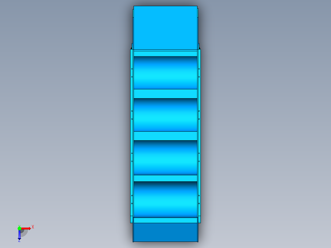 滚筒水果分拣机UG三维==1169881==200俯视图